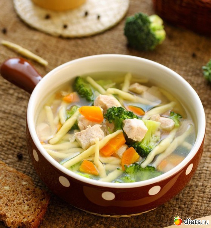 Суп из брокколи диетический рецепт