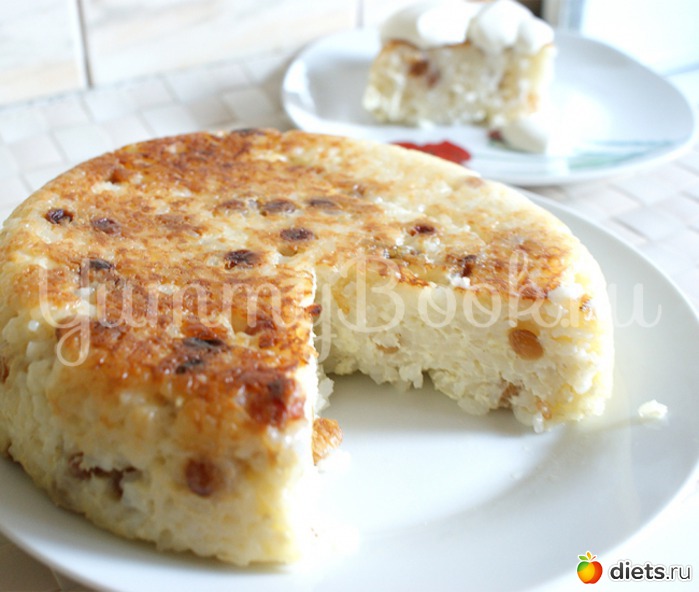 Творожная запеканка с рисом и творожной массой Творожная запеканка с рисом и творожной массой