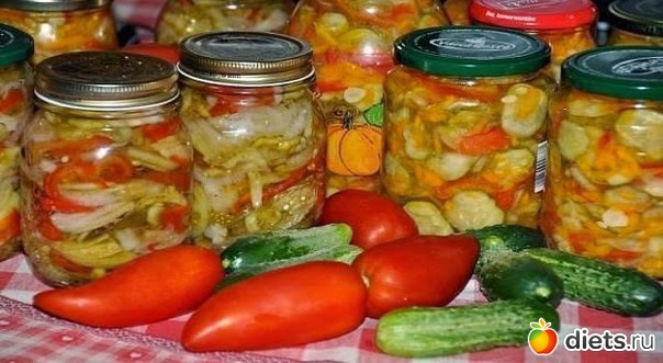Консервированные салаты на зиму без стерилизации Консервированные салаты на зиму без стерилизации